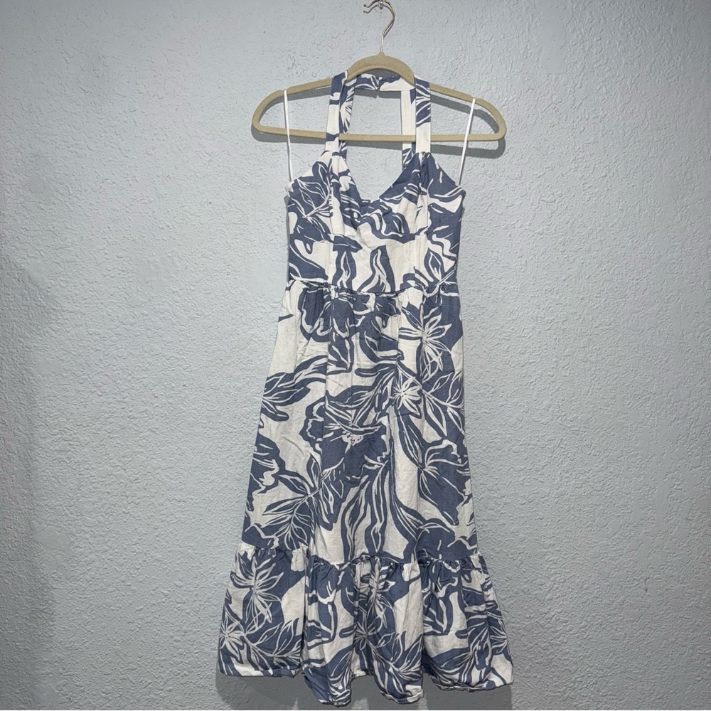 Jessica Simpson Open Back Maxi Cami Dress - Boho Glam S Preowned - Picture 2 of 5